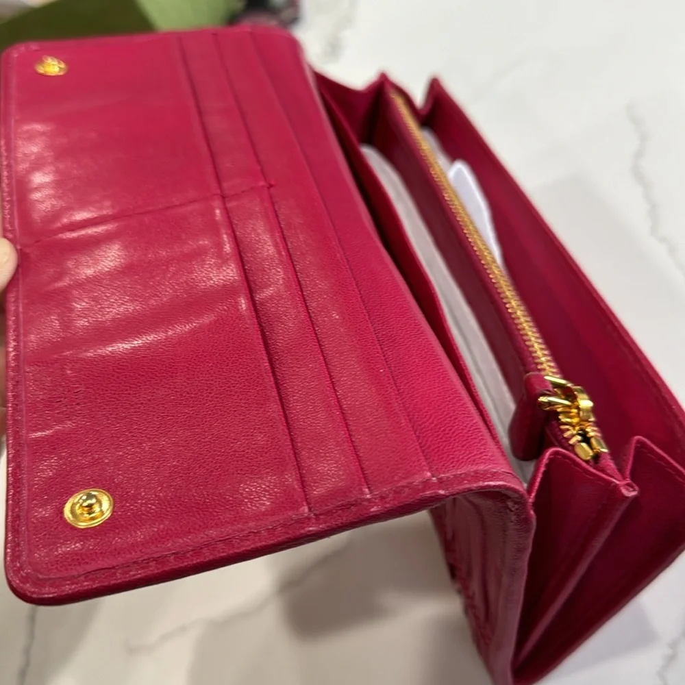 Prada Italy Leather Wallet